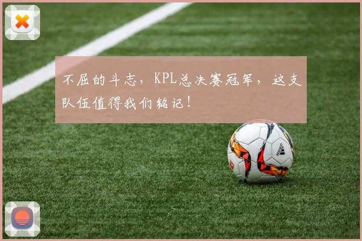 不屈的斗志,KPL总决赛冠军,这支队伍值得我们铭记!